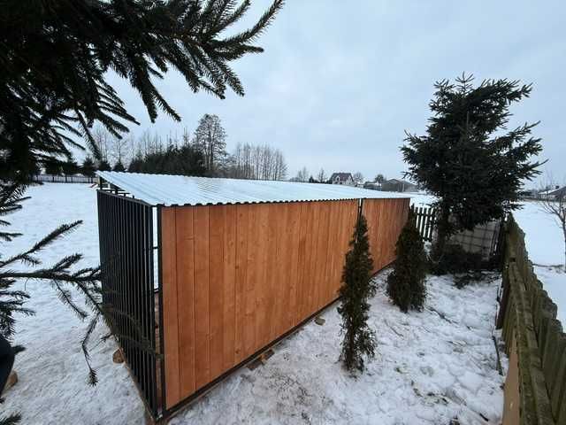 Kojec dla psa solidny, transport