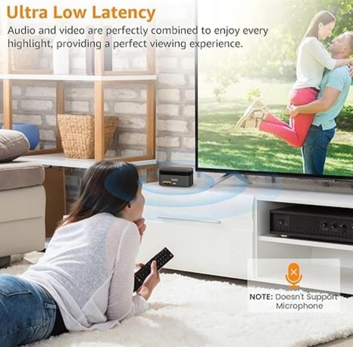 1Mii E3Pro – Bezprzewodowe słuchawki do telewizora z łącznością 2.4G