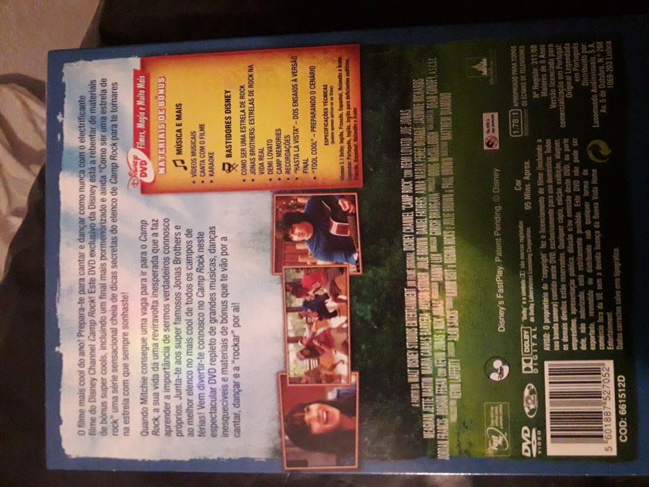 Dvd camp rock novo