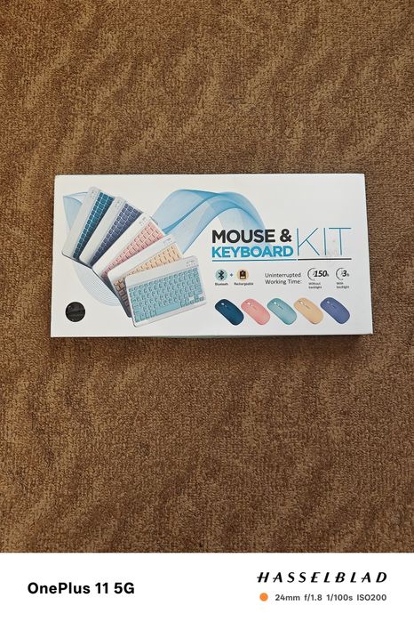 Bluetooth-клавіатура + мишка, нова, без підсвітки