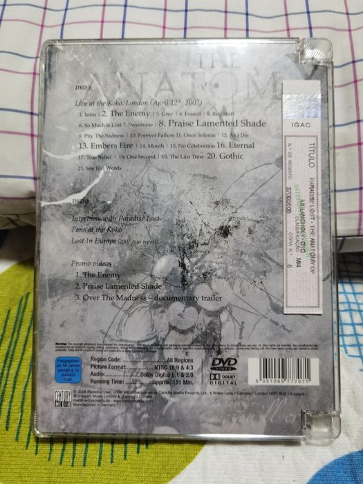 Paradise Lost: The anatomy of melancholy (2 DVD)