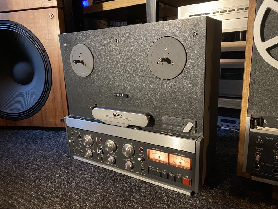 Revox B77 MKll 4Track, magnetofon import 25’, wizualny stan bdb.
