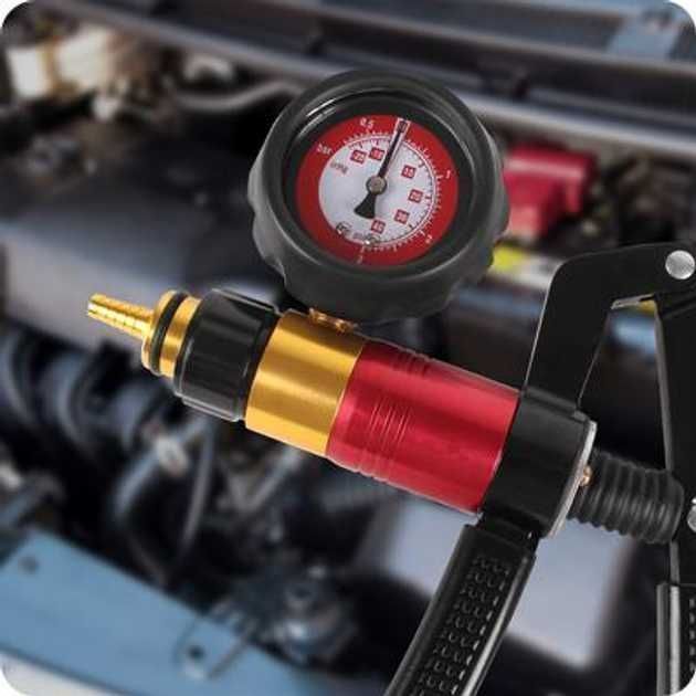 Вакуумметр, INTERTOOL AT-4008 вакуумный манометр, Вакуумний насос