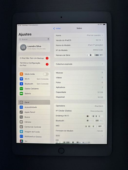 Ipad 7 32gb cellular