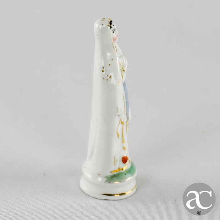 Figura de Nossa Senhora em porcelana Vieux Paris, séc. XIX