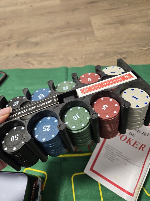 Настільна гра, Покер, фішки пластик, карти, Poker
