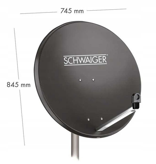 Antena satelitarna Schwaiger  75x85 cm