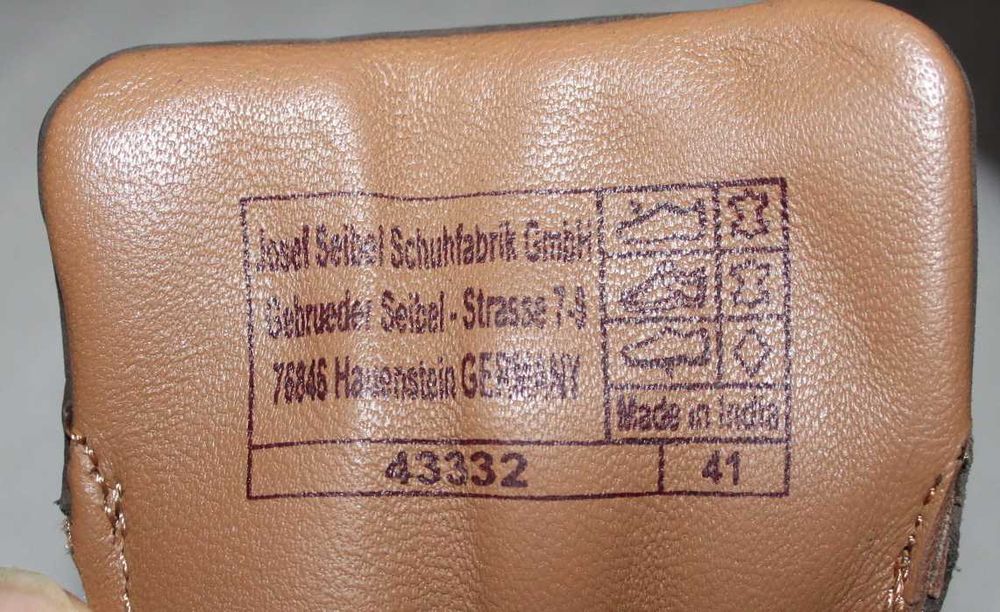 Туфли мокасины мужские Josef Seibel  из натуральной кожи 41 размер