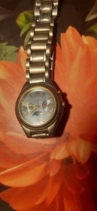 Часы Citizen Chronograph Moonphase Titanium, Saphfire. Циферблат!!!