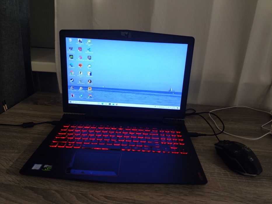 Lenovo Legion Nvidia GTX1050 16GB RAM i5-7700HQ zestaw gamingowy