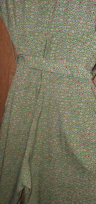 Cudny zielony kombinezon letni damski przewiewny 38 M