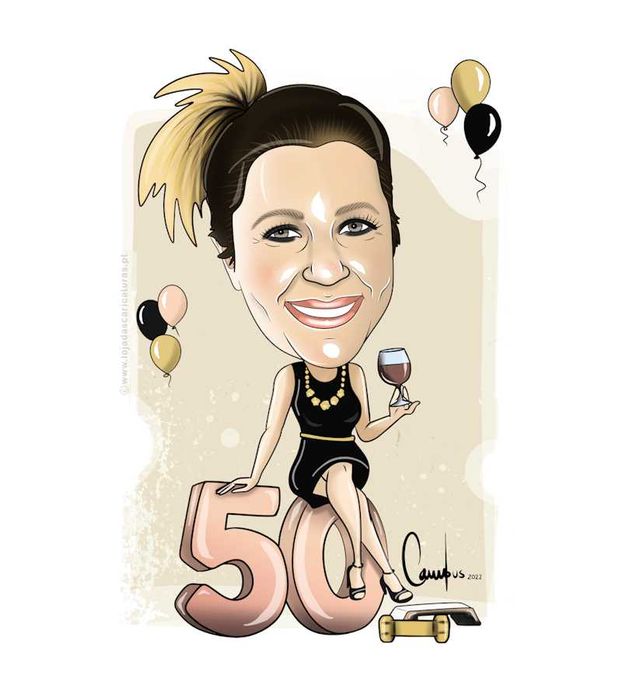 Caricatura a partir de uma fotografia