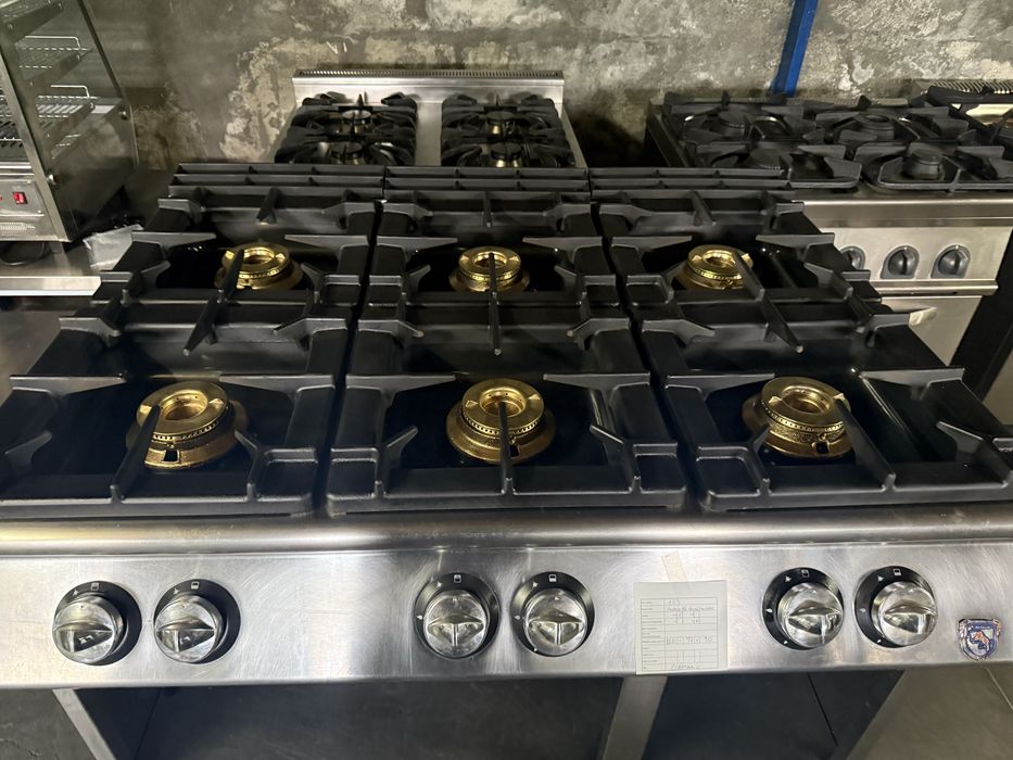Fogão industrial Virtus  6 Queimadores a gaz botija