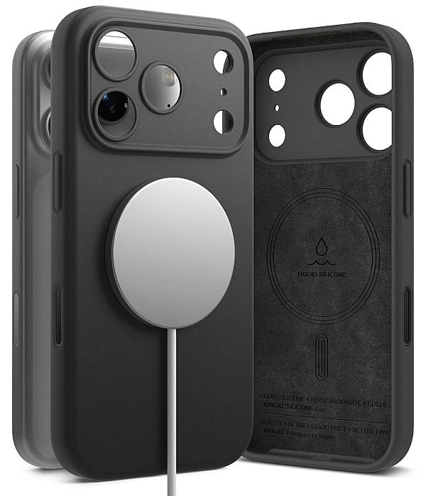 Ringke Silicone Magnetic Magsafe Iphone 18 Pro Max Black