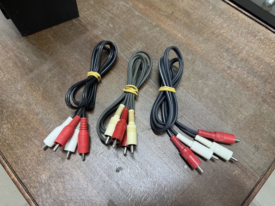‼️ 3xPrzewód RCA (Chinch) Technics Made in Japan, Audio Room