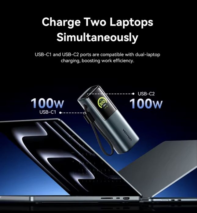 Павербанк Vention 200w 27000mAh