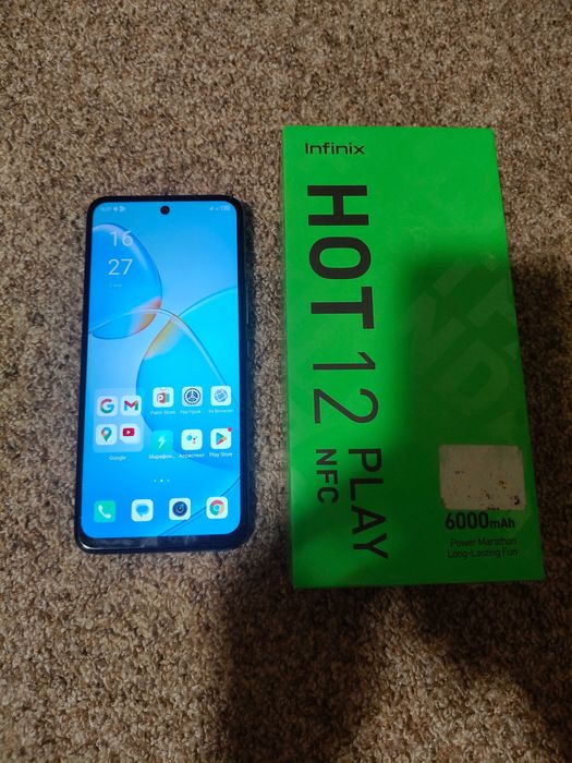 Infinix Hot 12 Play/4.64Гб,АКБ 6000,Nfc