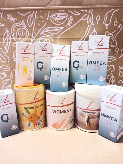 Вітаміни Фітлайн Omega Q10 IB5 Women+ Amino