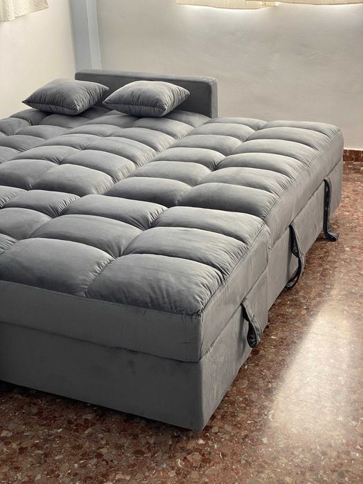 Sofas cama com bau  NOVOS DE FABRICA levamos na casa paga na entrega