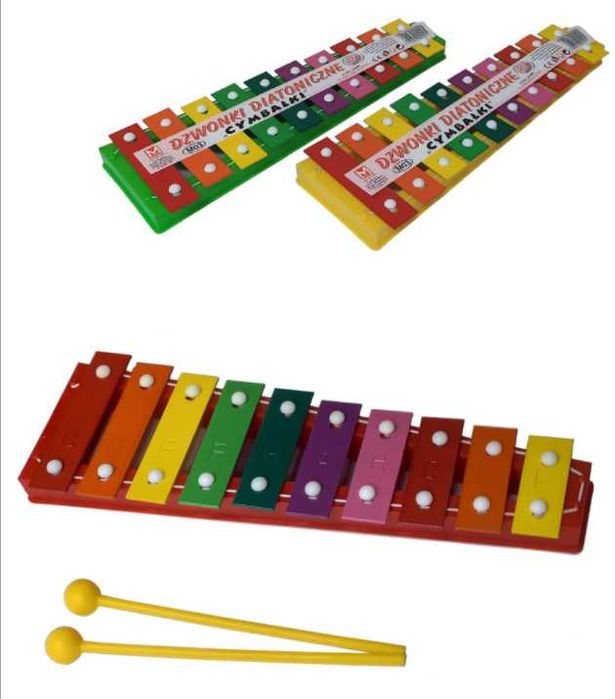 POLSKIE Cymbałki DZWONKI 10 Tonowe