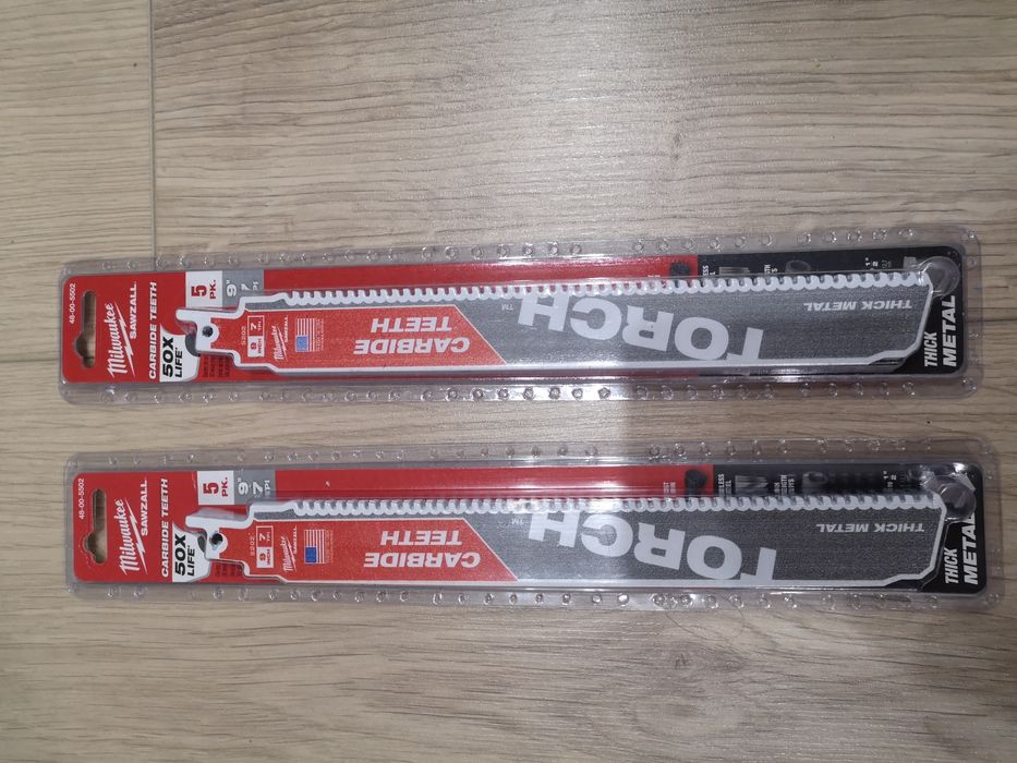 Brzeszczoty z węglikiem Torch TCT 230 mm 5 szt. Milwaukee 48'005502