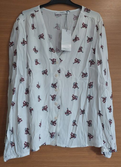 Blusa Estampada Flores Mango, TM