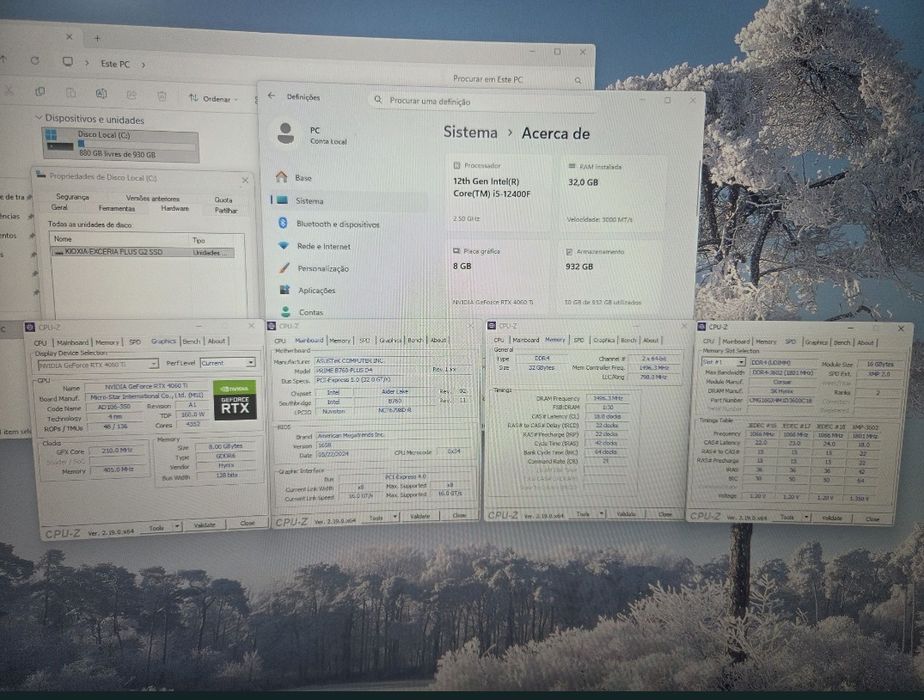 PC Gaming  i5-12400F | RTX 4060 Ti 8GB | 32GB RAM | 1TB SSD