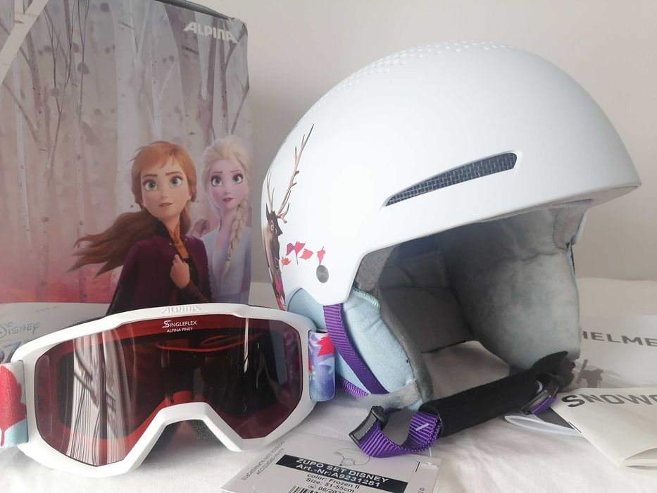 Kask narciarski dziecięcy Alpina Zupo Set Disney Frozen 2 S 51-55cm