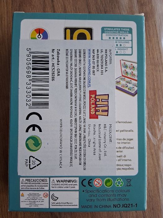 Nowa gra logiczna IQ GAME TOYS