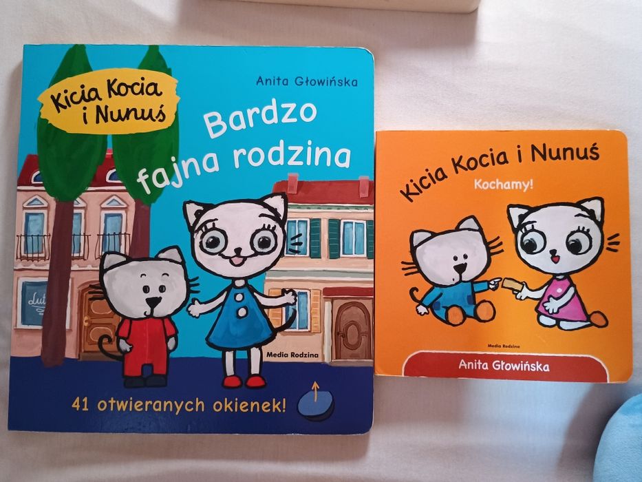 Książki kicia kocia 2szt.