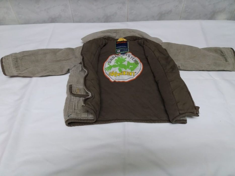 Casaco novo em bombazine para menino 2 anos