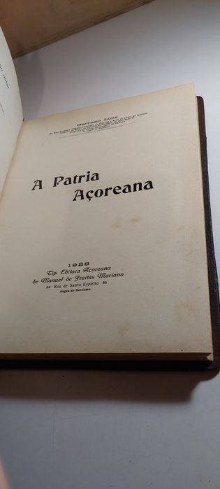 A Patria Açoreana - Gervasio Lima (1928)