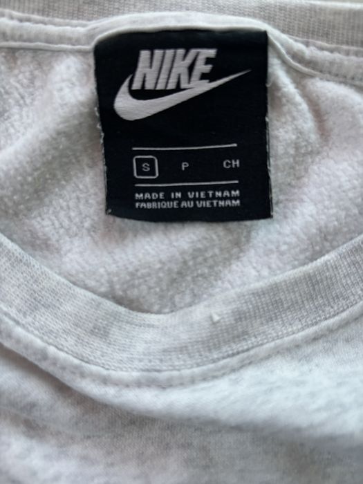 bluza biała nike