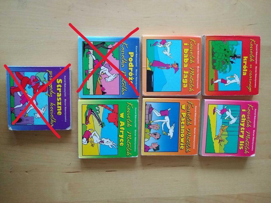 Koziołek Matołek - Makuszyński - książki kartonowe zestaw 5szt.