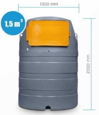 Zbiornik SWIMER ELDPS 1500 l Basic +wąż 8m +licznik z pamięcią 32tank.