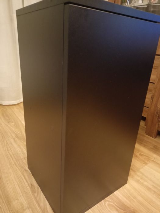 Szafka akwarystyczna czarna słupek 35x35×70