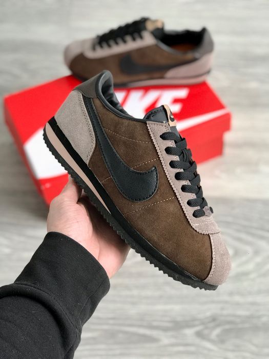 Nike Cortez оригинал женские кроссовки коричневые