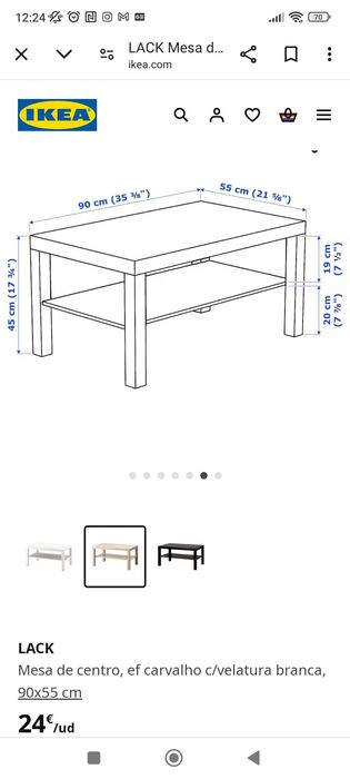Mesa centro ikea