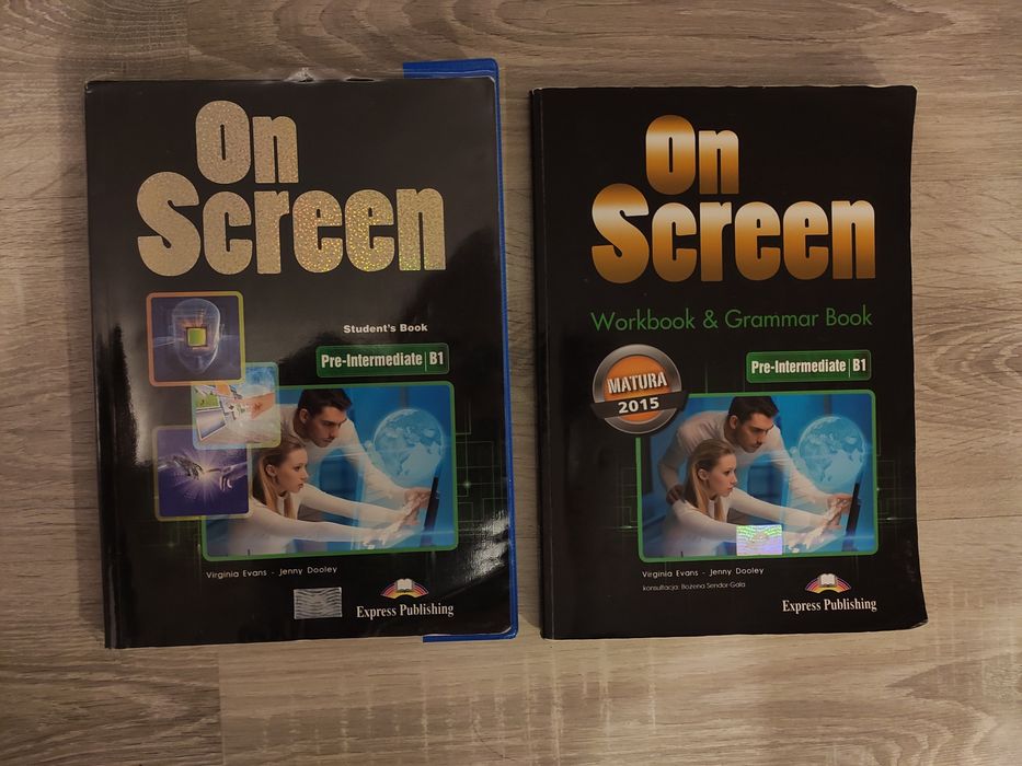 On Screen Pre-Intermediate B1 workbook student's books