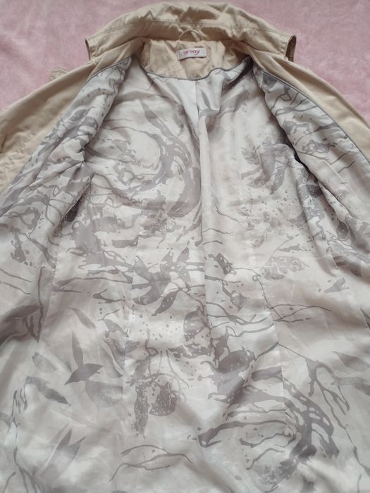 *Płaszcz elegancki beżowy płaszczyk na wiosnę*