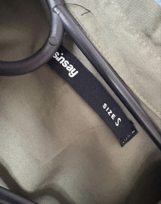 Sukienka khaki z wiskozy S/M