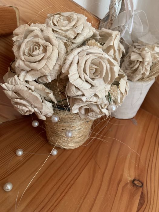 Ozdoby na ślub wesele serce z róż