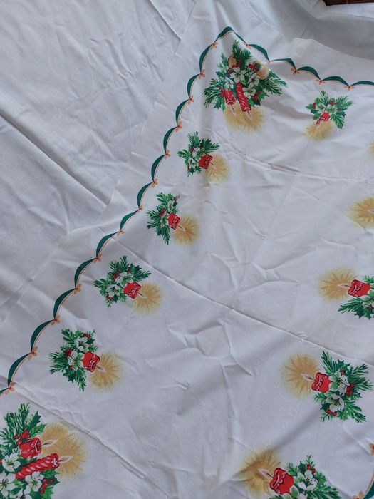 Mały obrus świąteczny.