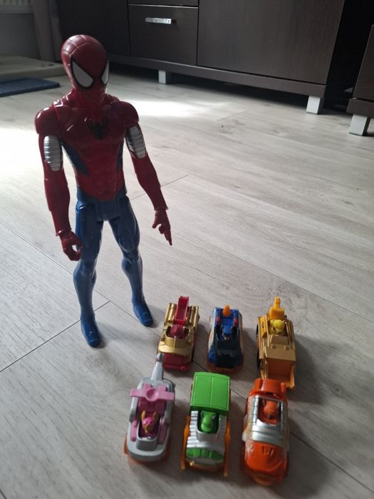 Spider man +zestaw psi patrol