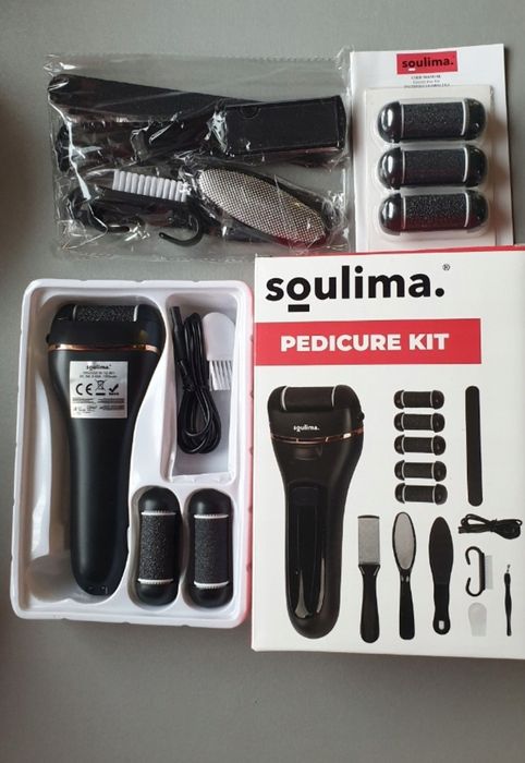 Zestaw Pilnik Elektryczny do Pielęgnacji Stóp Pięt Pilnik Nasadki hit