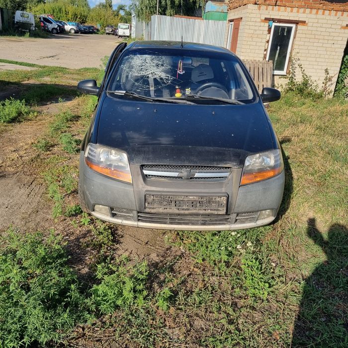 Двигатель.кпп. капот шевроле авео 1.5