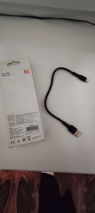 Кабель micro USB короткий шнурок type-cXiaomiSamsungPoco iphone