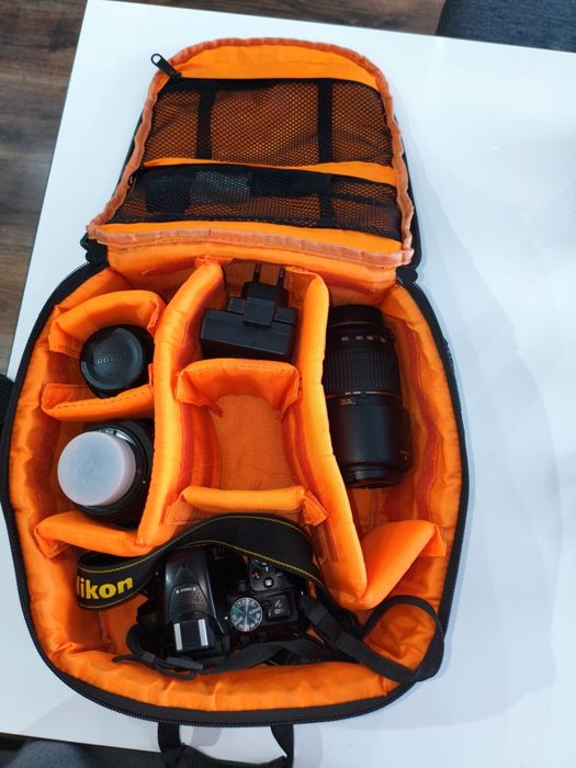 Lustrzanka Nikon D5300 z osprzętem