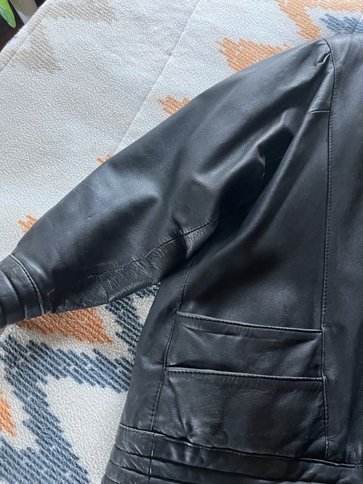 Casaco bomber T40 de pele legitima