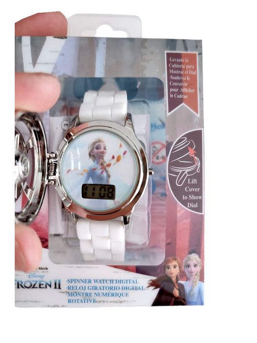 Zegarek Na Rękę Cyfrowy Kraina Lodu Ze Spinnerem